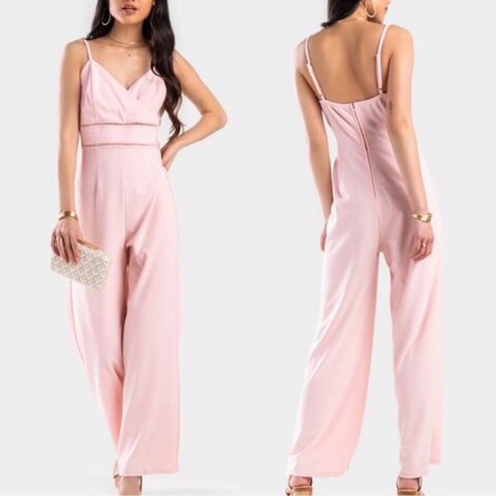 Francesca’s Jumpsuit Pink